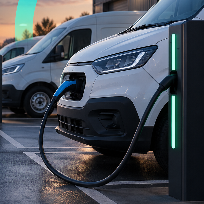 fleet van depot charging